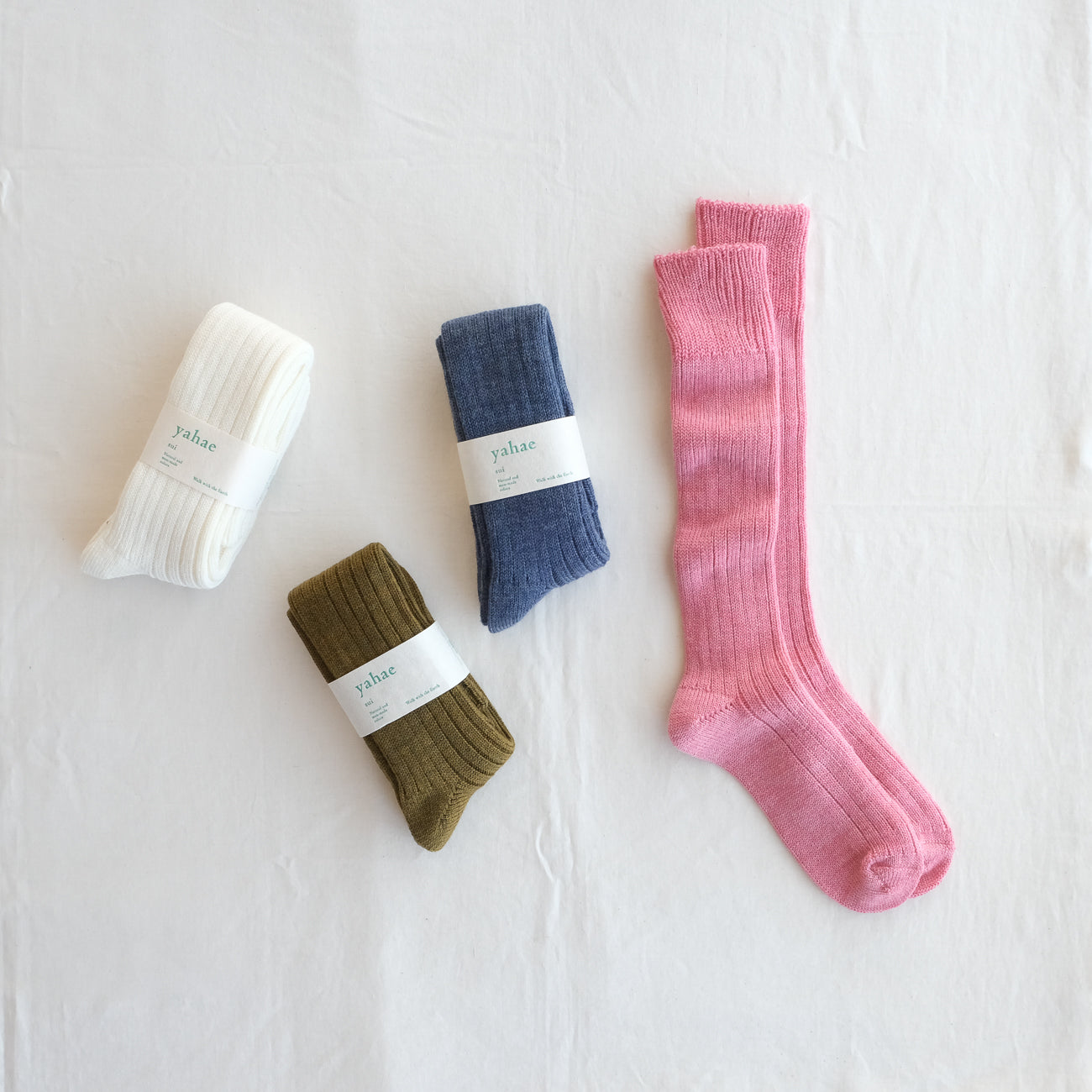 4-4006|Wool Ribbed Knee Socks