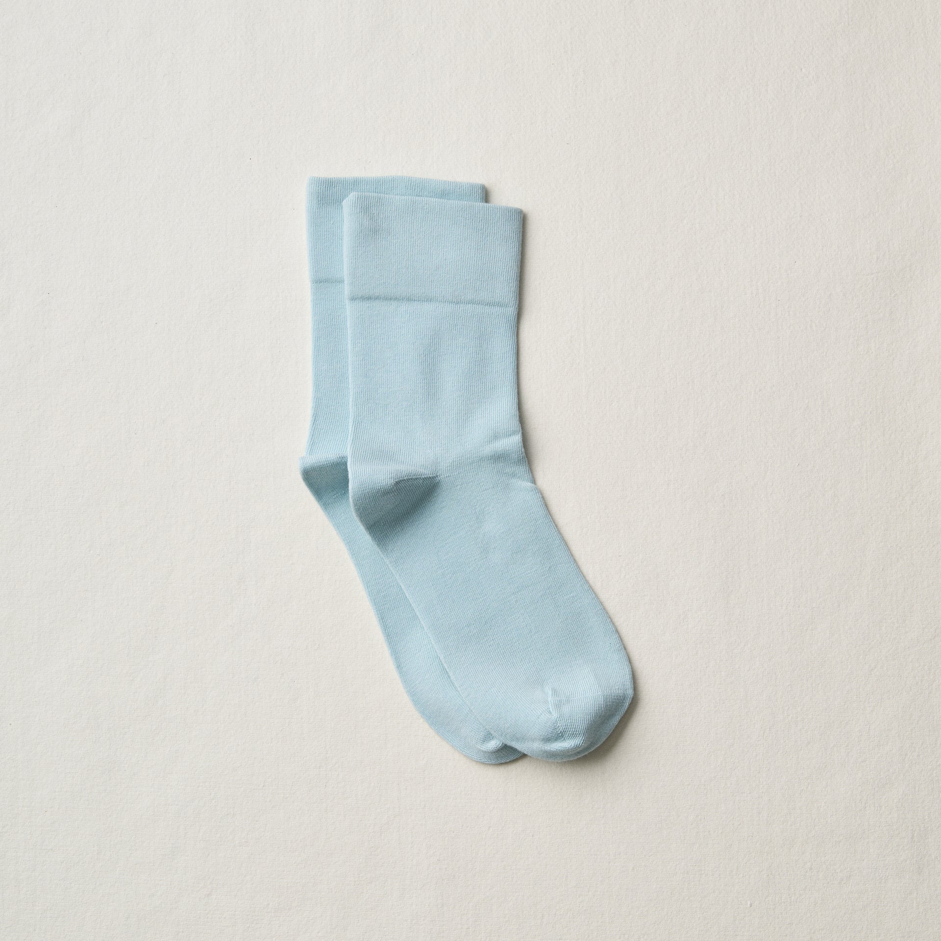 4-1000|Organic Cotton Rubber Free Plain Socks