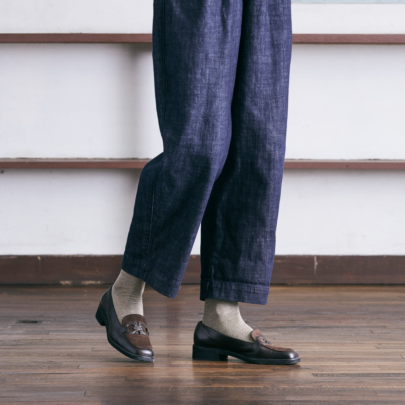 7-5017|Organic Cotton Blended Yak Knee Socks
