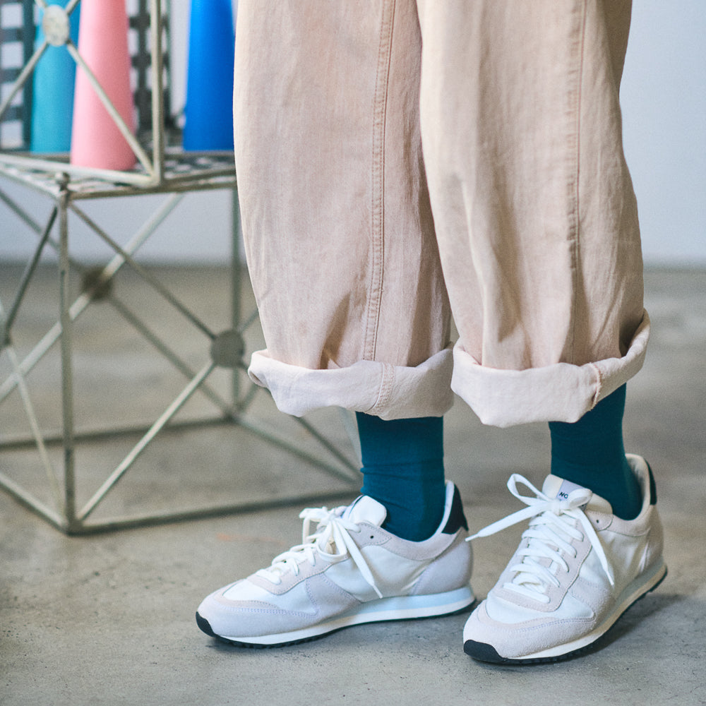 4-1000|Organic Cotton Rubber Free Plain Socks