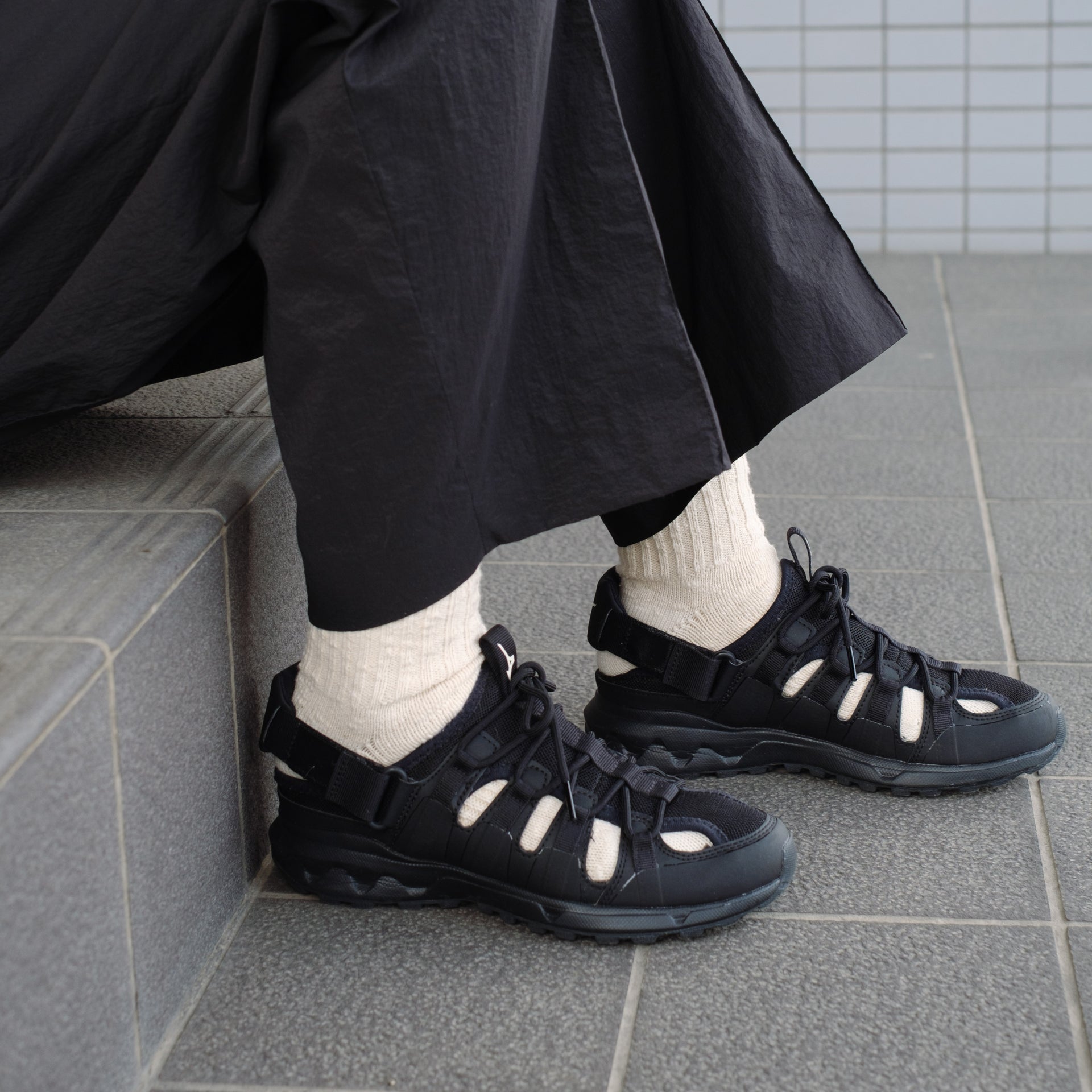 8-0031｜スラブリブソックス アンクル丈