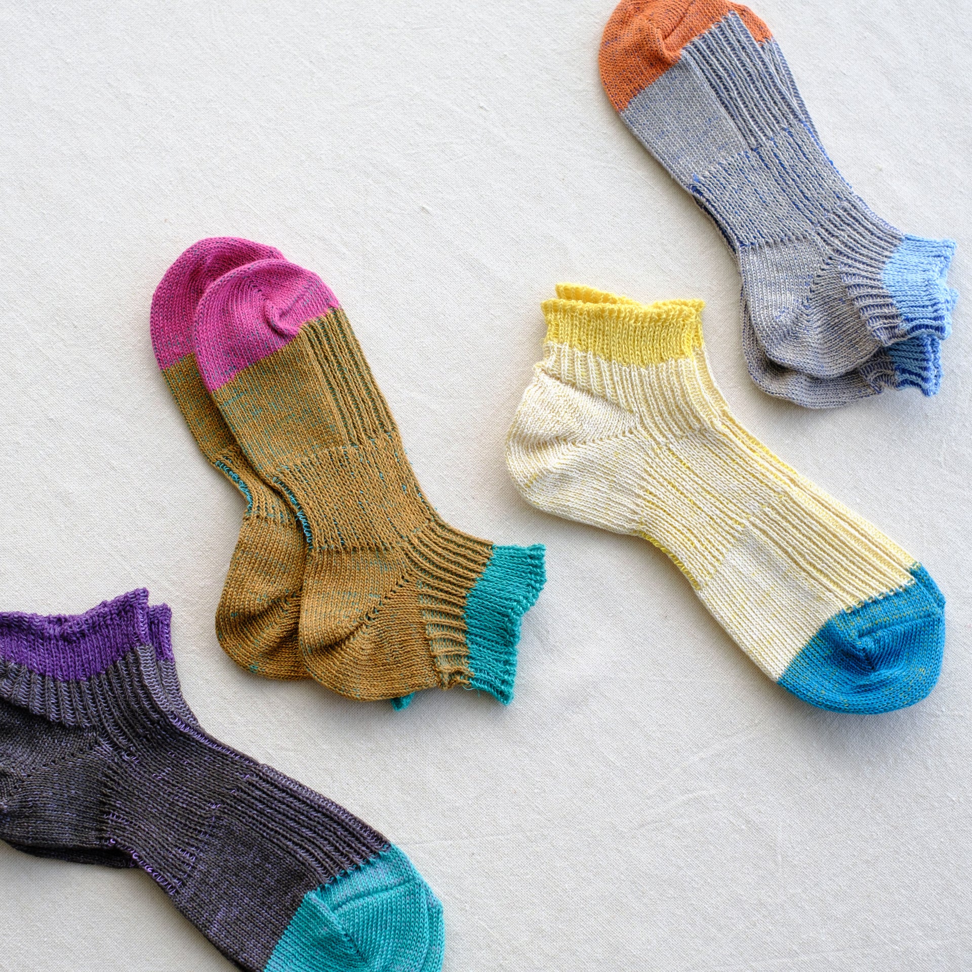 4-2020｜Linen Sneaker Socks