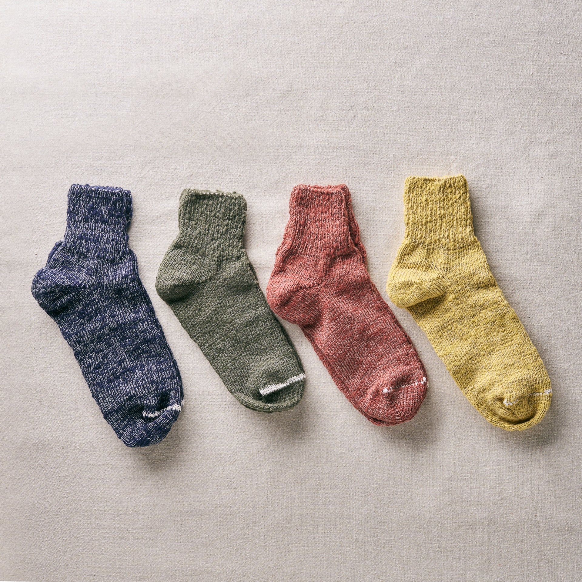 4-1007｜"Garabou" Organic Cotton Ankle Socks