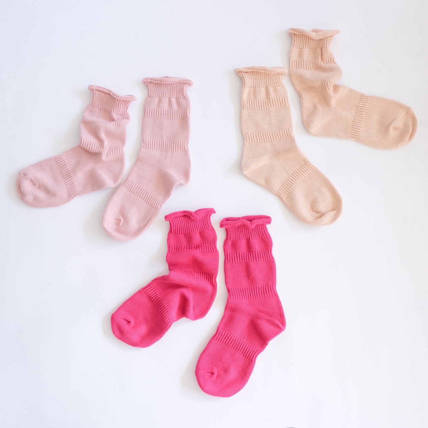 4-9000｜Organic Cotton"PLOOT" Socks Pink