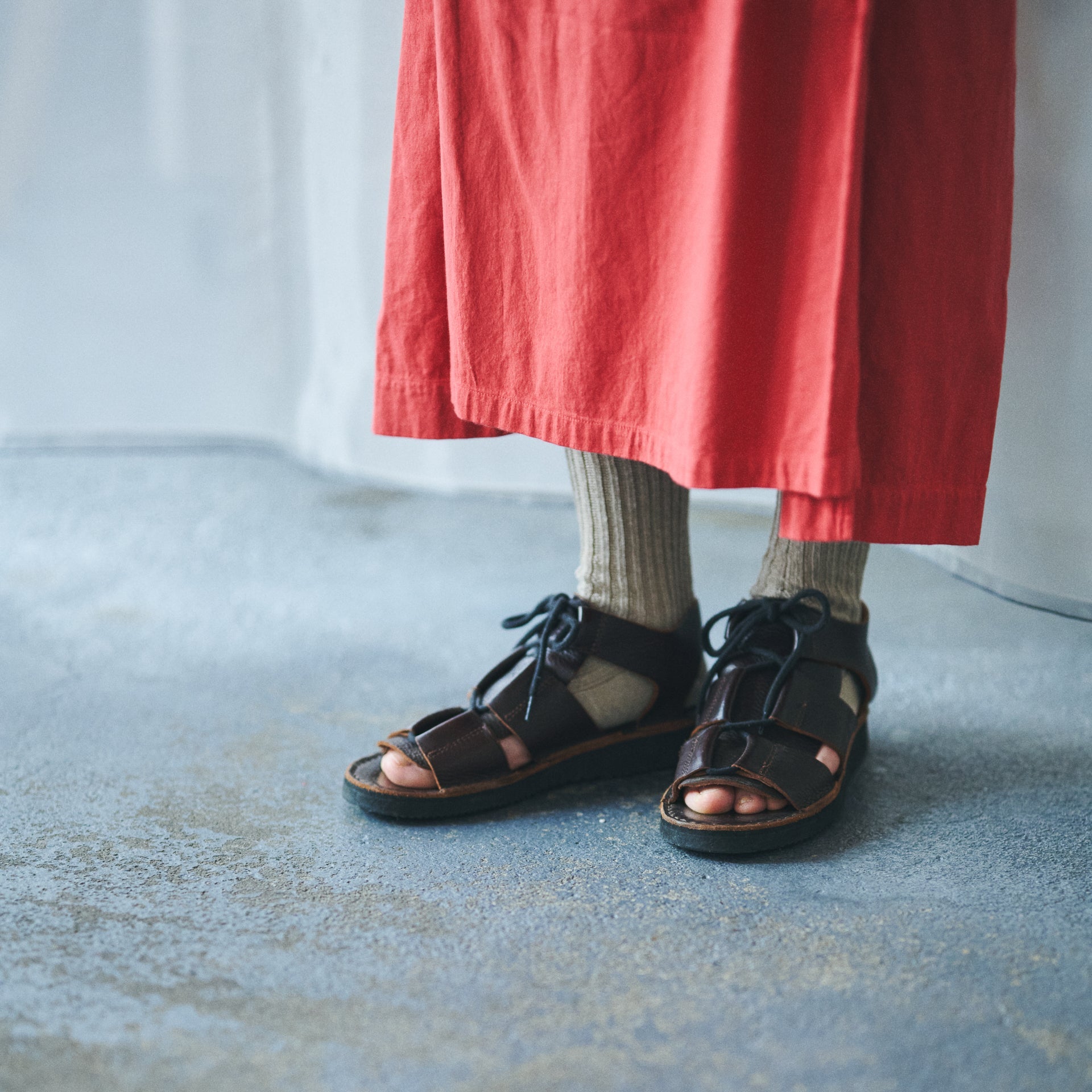 4-2012｜Linen Sandal Socks