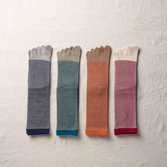 4-4002｜Organic Cotton Yak Toe Socks