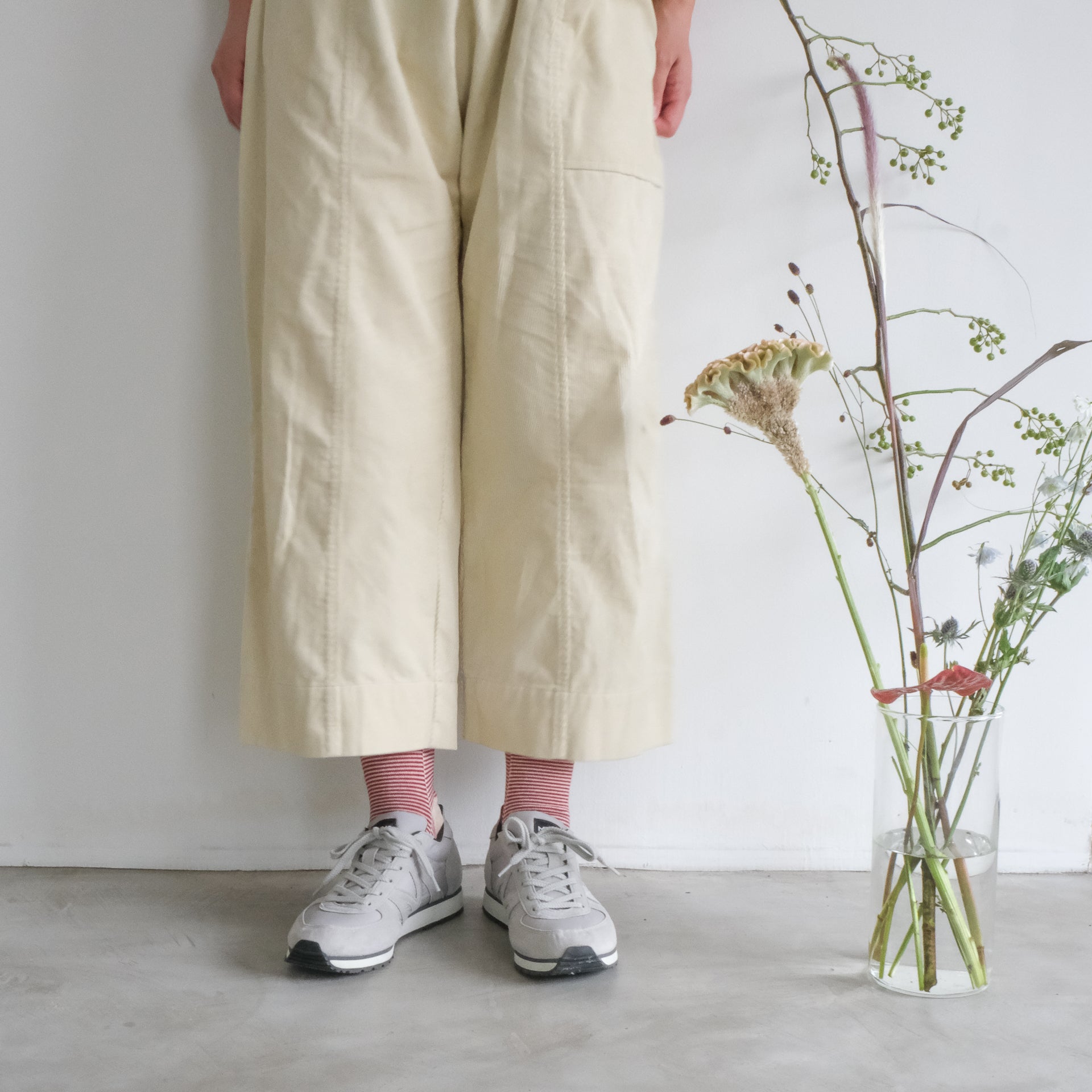 4-4002｜Organic Cotton Yak Toe Socks