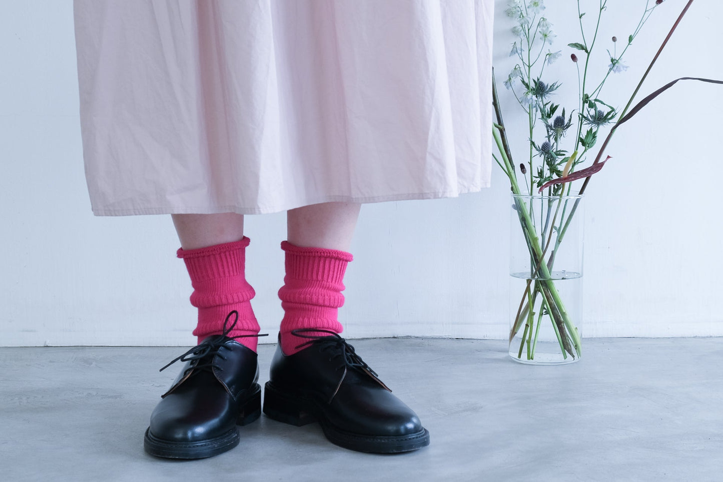 4-9000｜Organic Cotton"PLOOT" Socks Pink