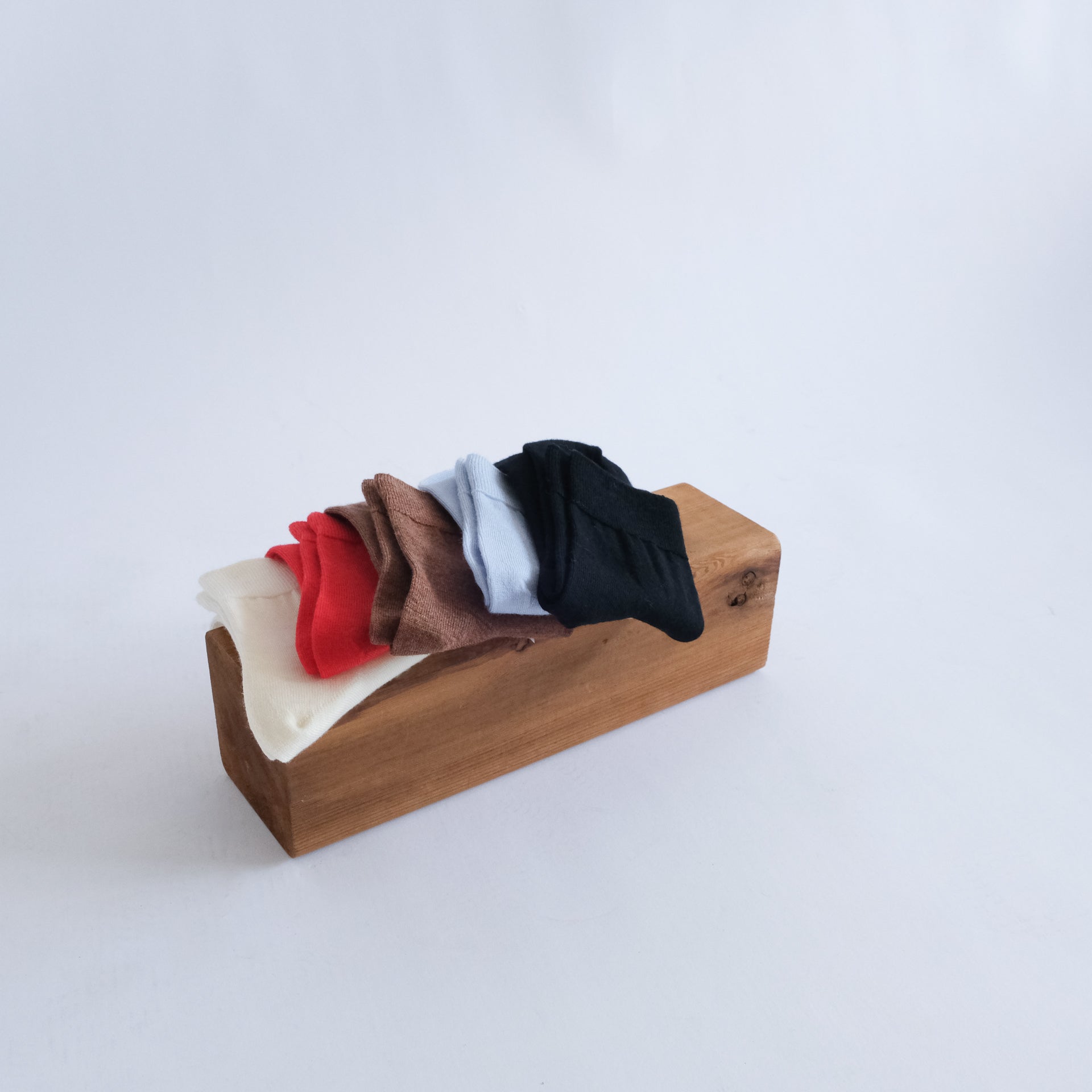 4-4004｜Wool Plain Ankle Socks