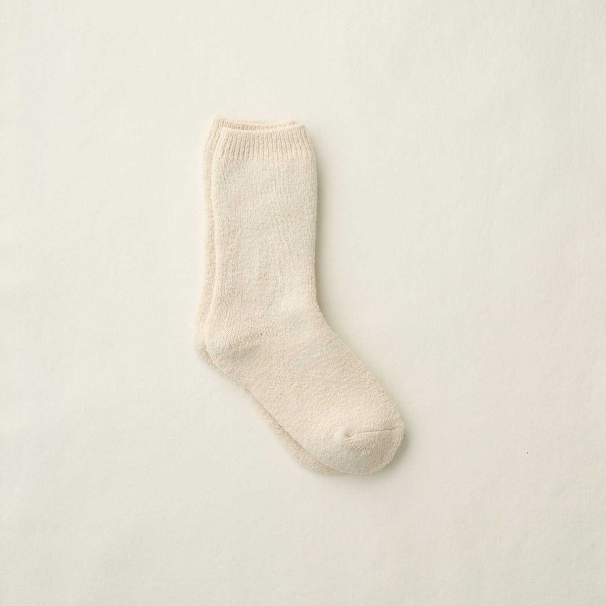4-4036｜Silk Organic Cotton Pile Socks
