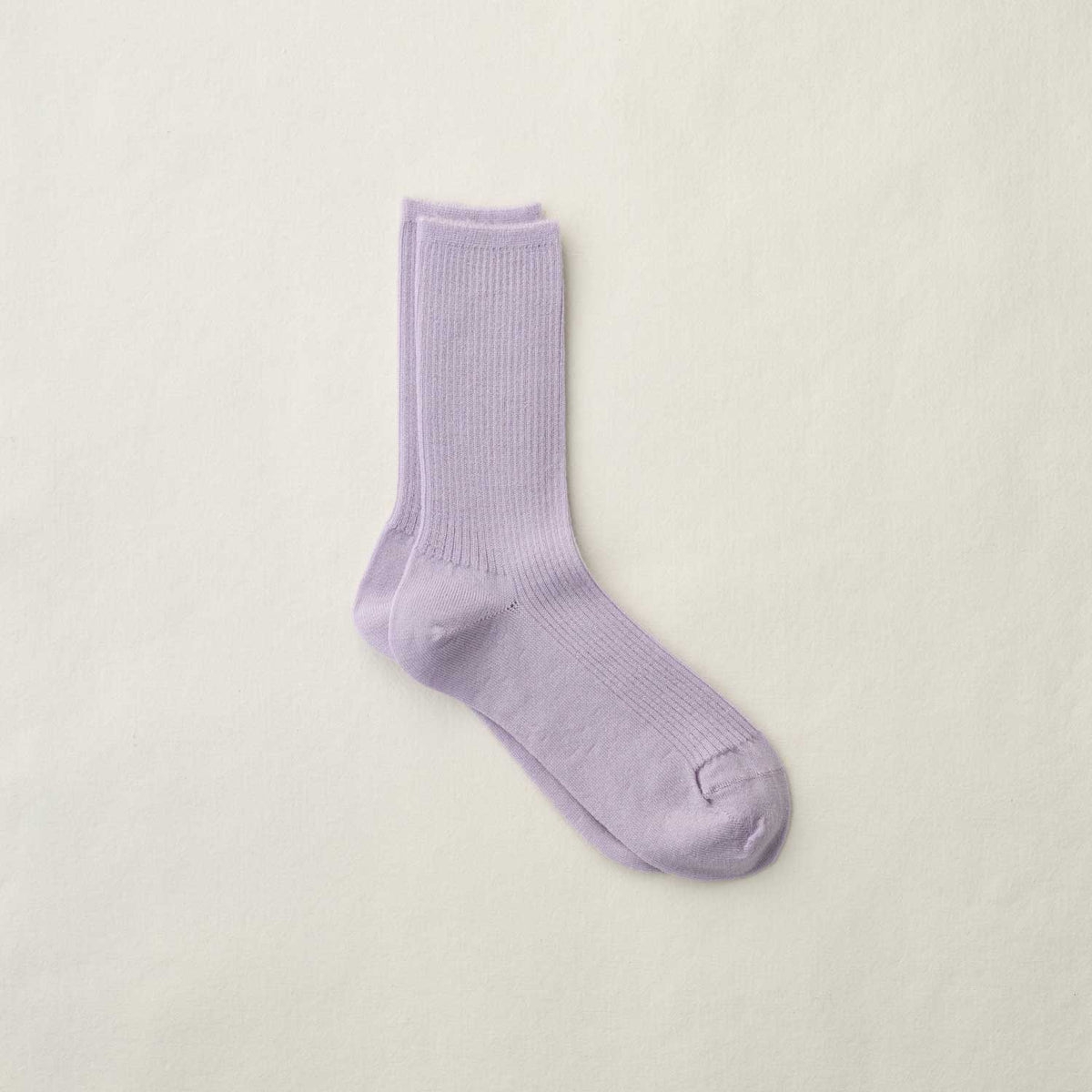 4-4039｜Wool Middle Gauge Ribbed Socks