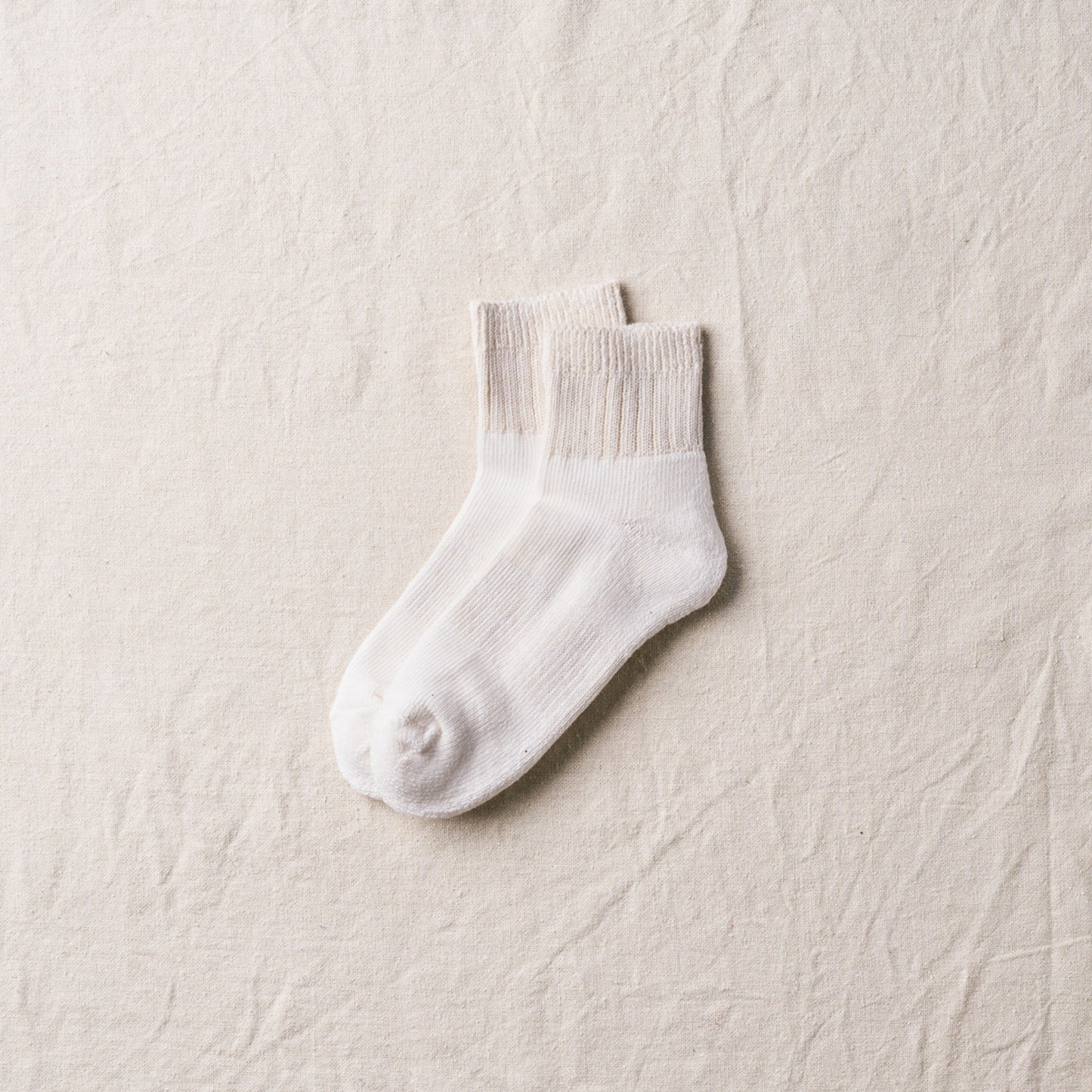 7-5004｜ORGANIC COTTON ANKLE PILE SOCKS