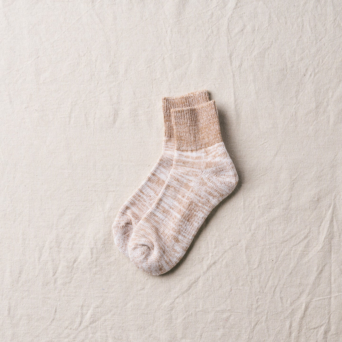 7-5004｜ORGANIC COTTON ANKLE PILE SOCKS