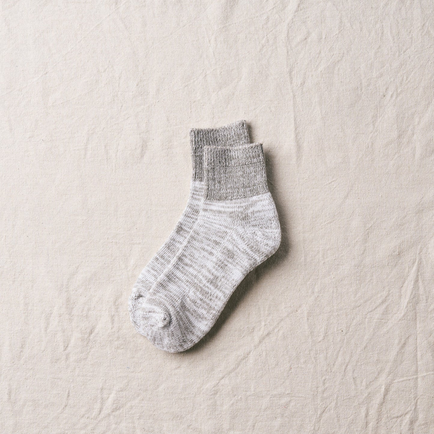 7-5004｜ORGANIC COTTON ANKLE PILE SOCKS