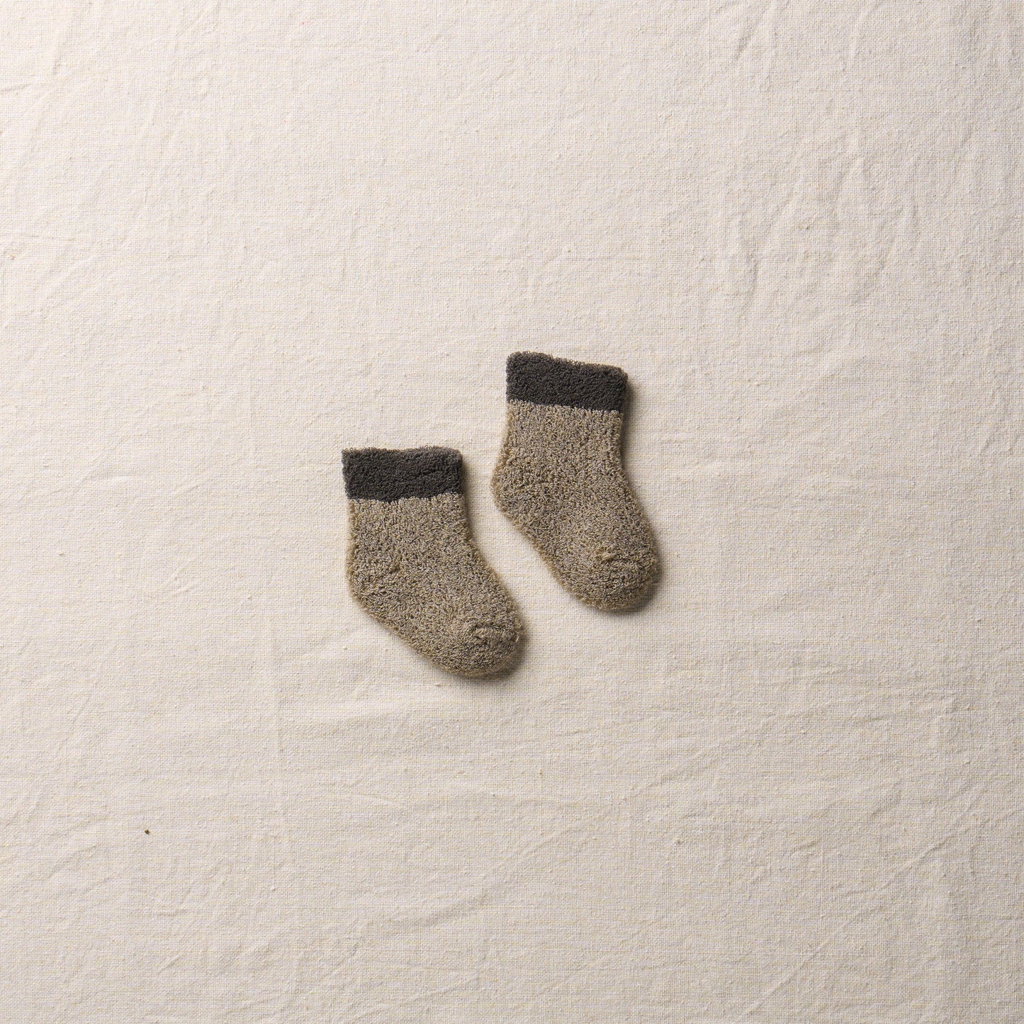 7-6600｜ORGANIC COTTON BLENDED YAK PILE SOCKS FOR BABY