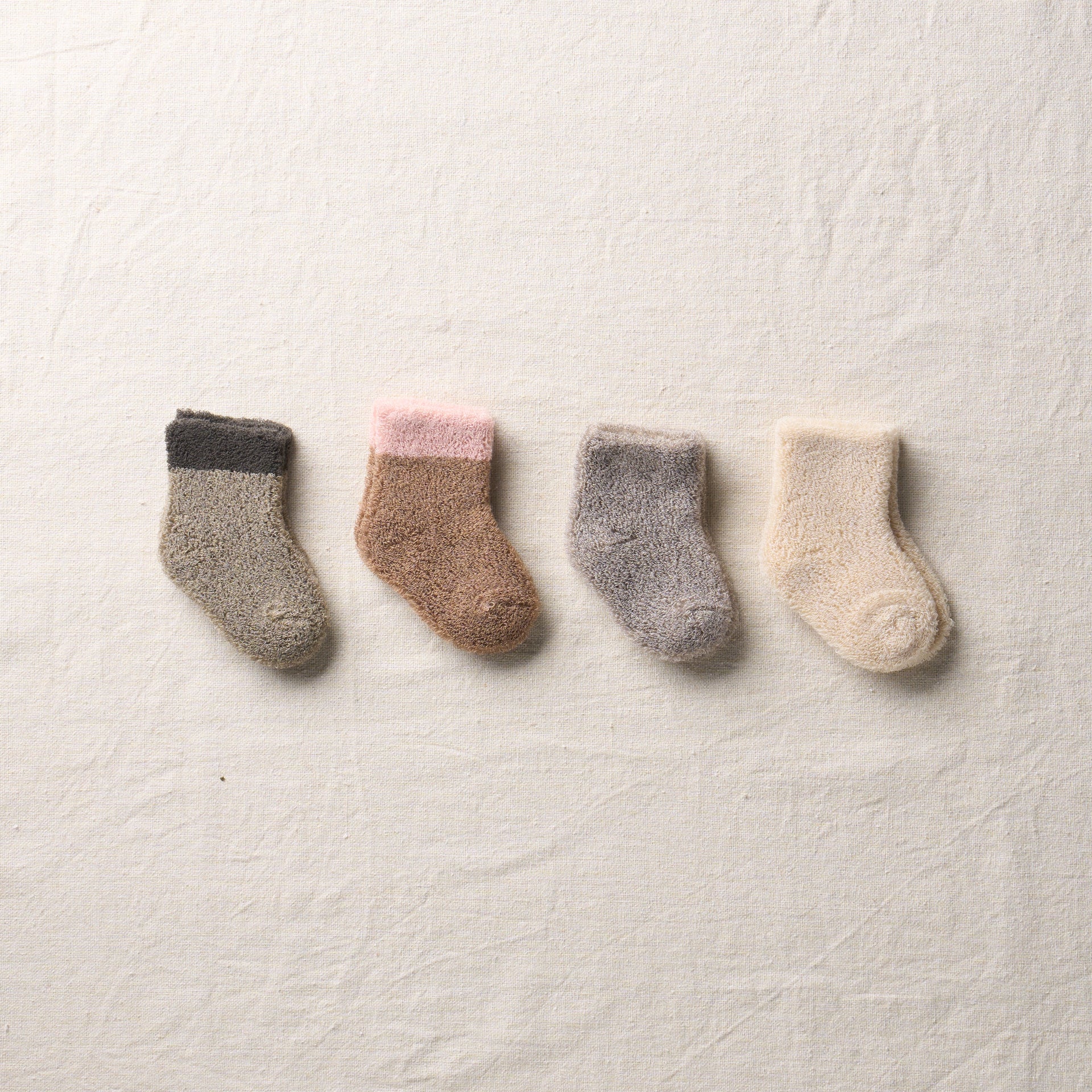 7-6600｜ORGANIC COTTON BLENDED YAK PILE SOCKS FOR BABY