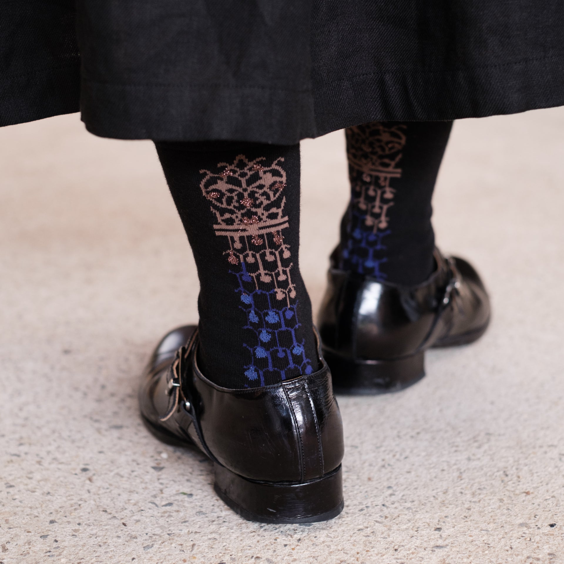 5-1094｜オーガニックコットン 正倉院 金銅幡柄