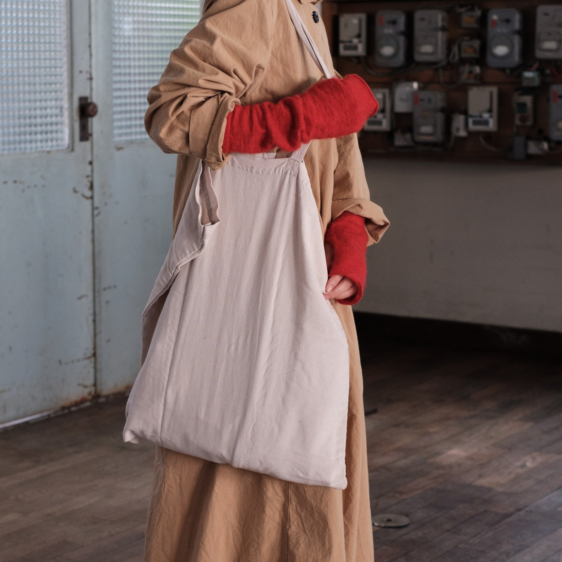 4-4030｜Mohair Wool Silk Warmer