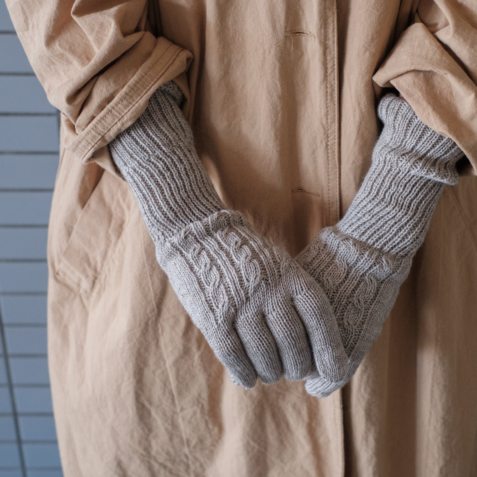 8-0912｜スーピマ×ヤク　ロング手袋