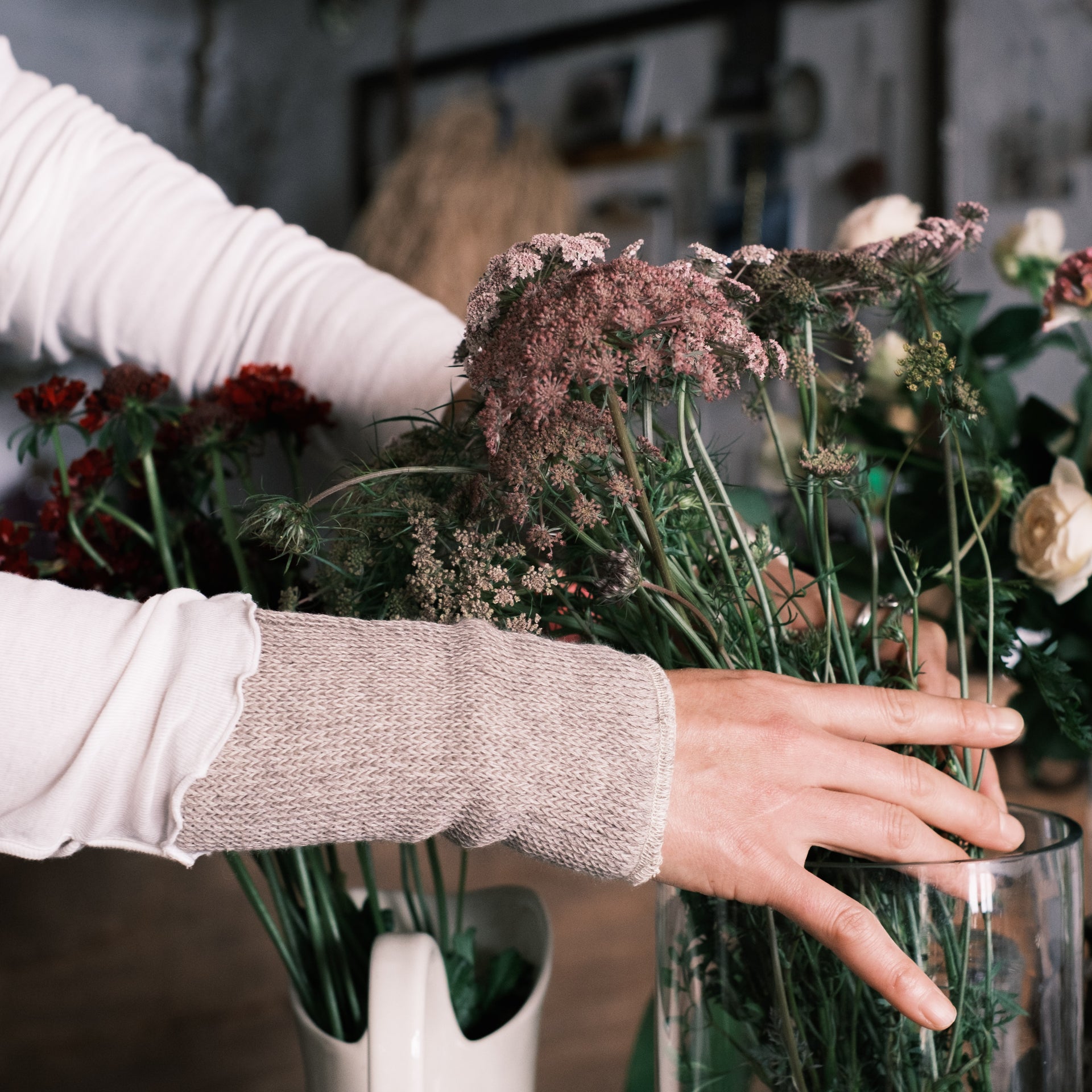 8-0814｜スーピマ×ヤク ショートウォーマー