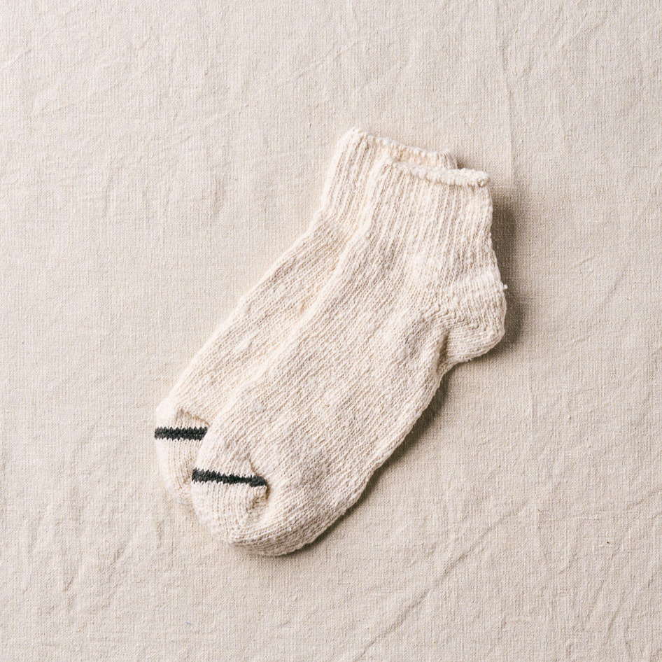 7-5012｜"GARABOU" ORGANIC COTTON ANKLE SOCKS