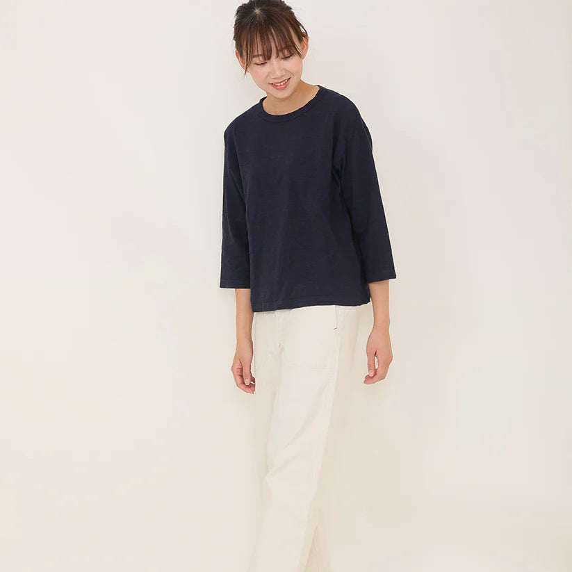 TO20C-34 ｜ヴィンテージスラブ9分袖Tシャツ