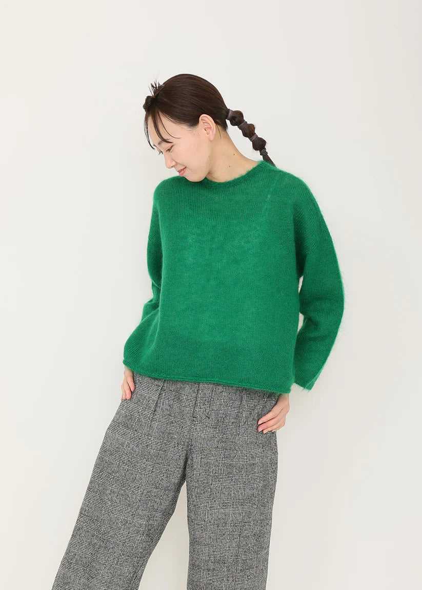 to-touch｜TO23K06　キッドモヘアウールリラックスニット