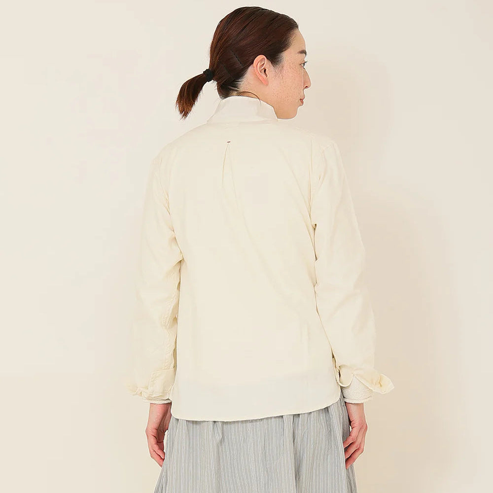 to touch｜TO24T-12  コットンギンガム起毛 ハイネックシャツ