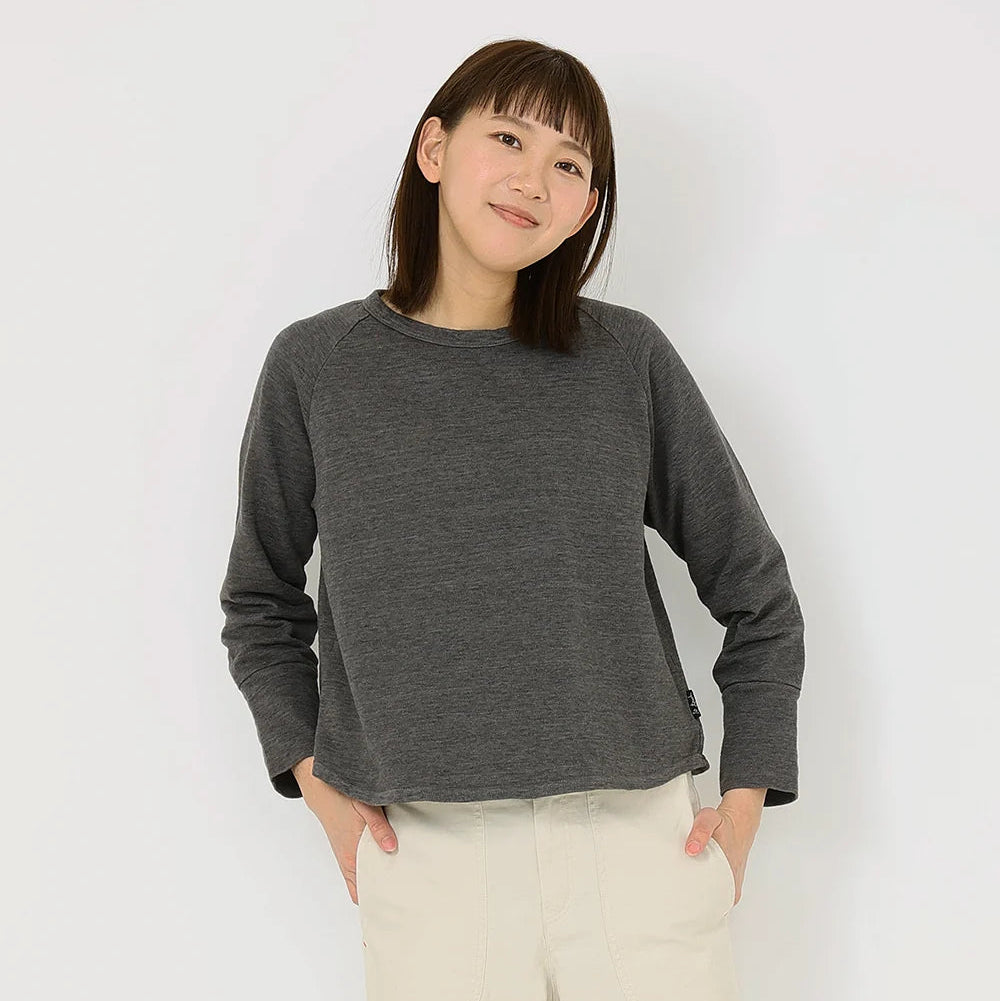 to touch｜TO25C-11　ヴィンテージスラブミニ裏毛ラグランTシャツ