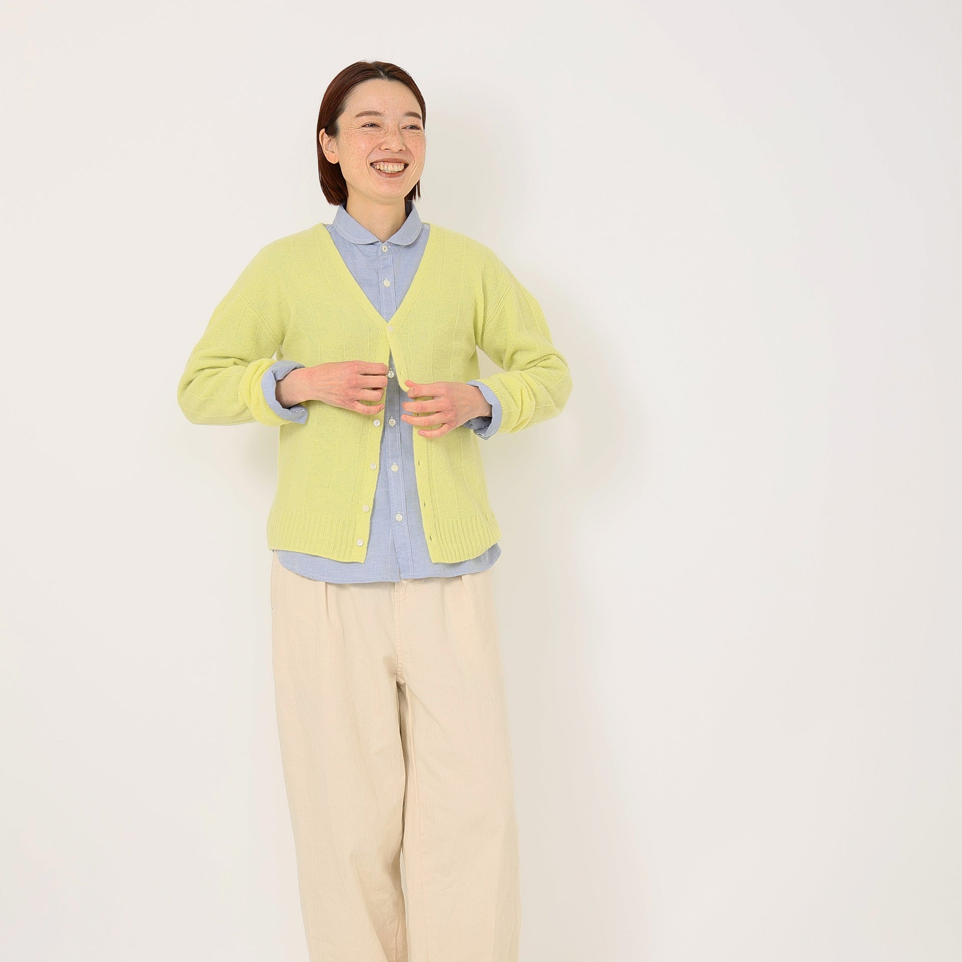 to touch｜TO25K-07 ストライプカーディガン