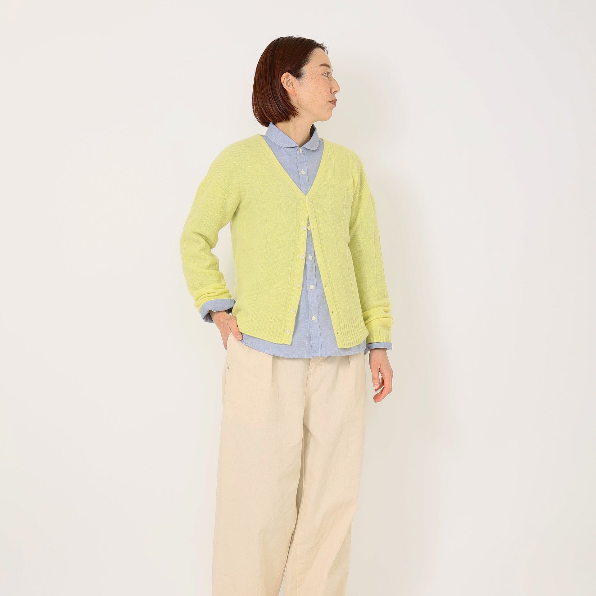 to touch｜TO25K-07 ストライプカーディガン