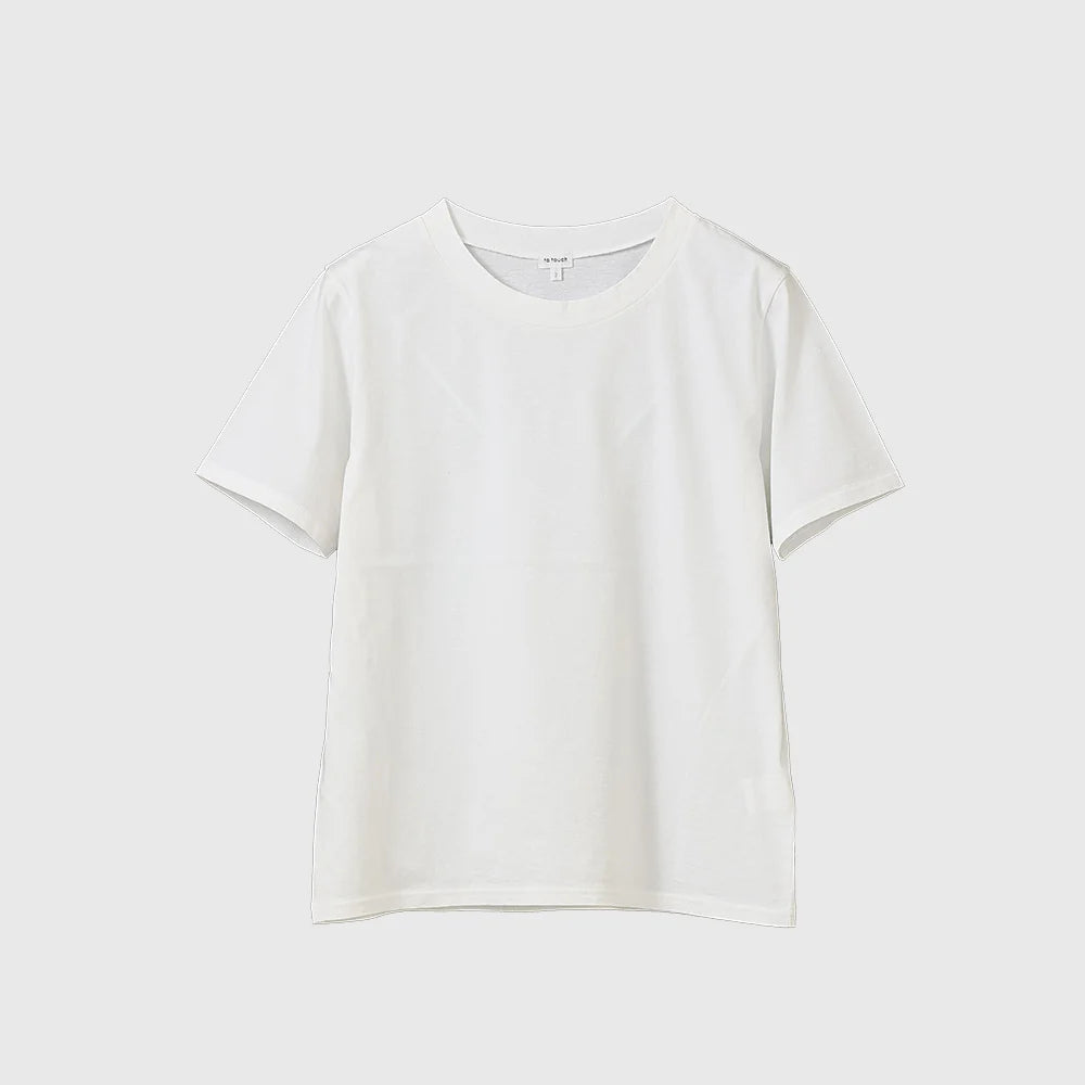 to touch｜TO26C-06　40/1ハイゲージ天竺Tシャツ