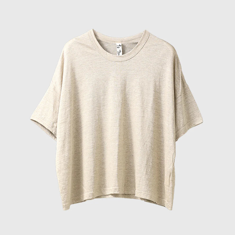 to touch｜TO26C-14　プルミエルリネン ワンドTシャツ