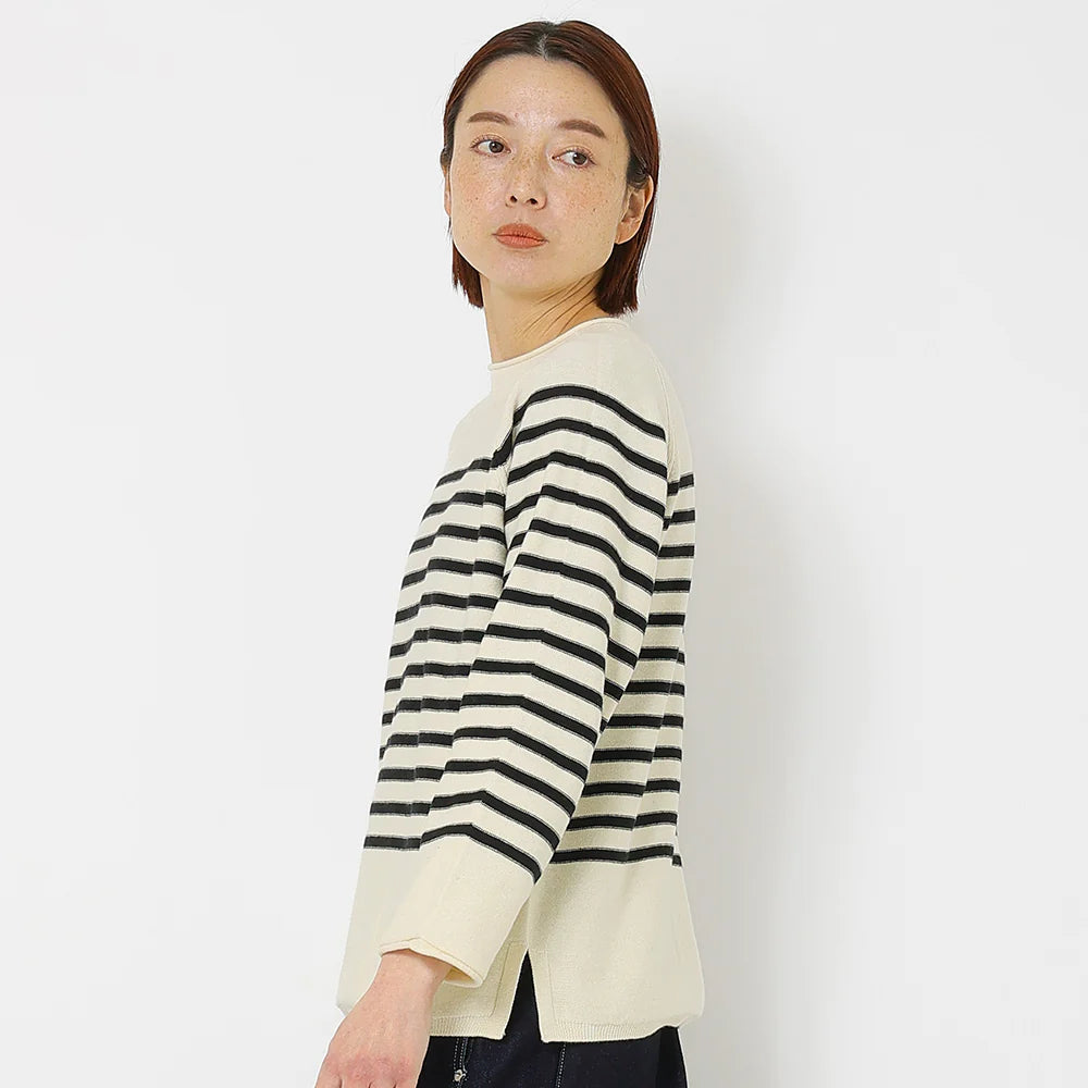 to touch｜TO25K-09  コットンカシミヤBDニット