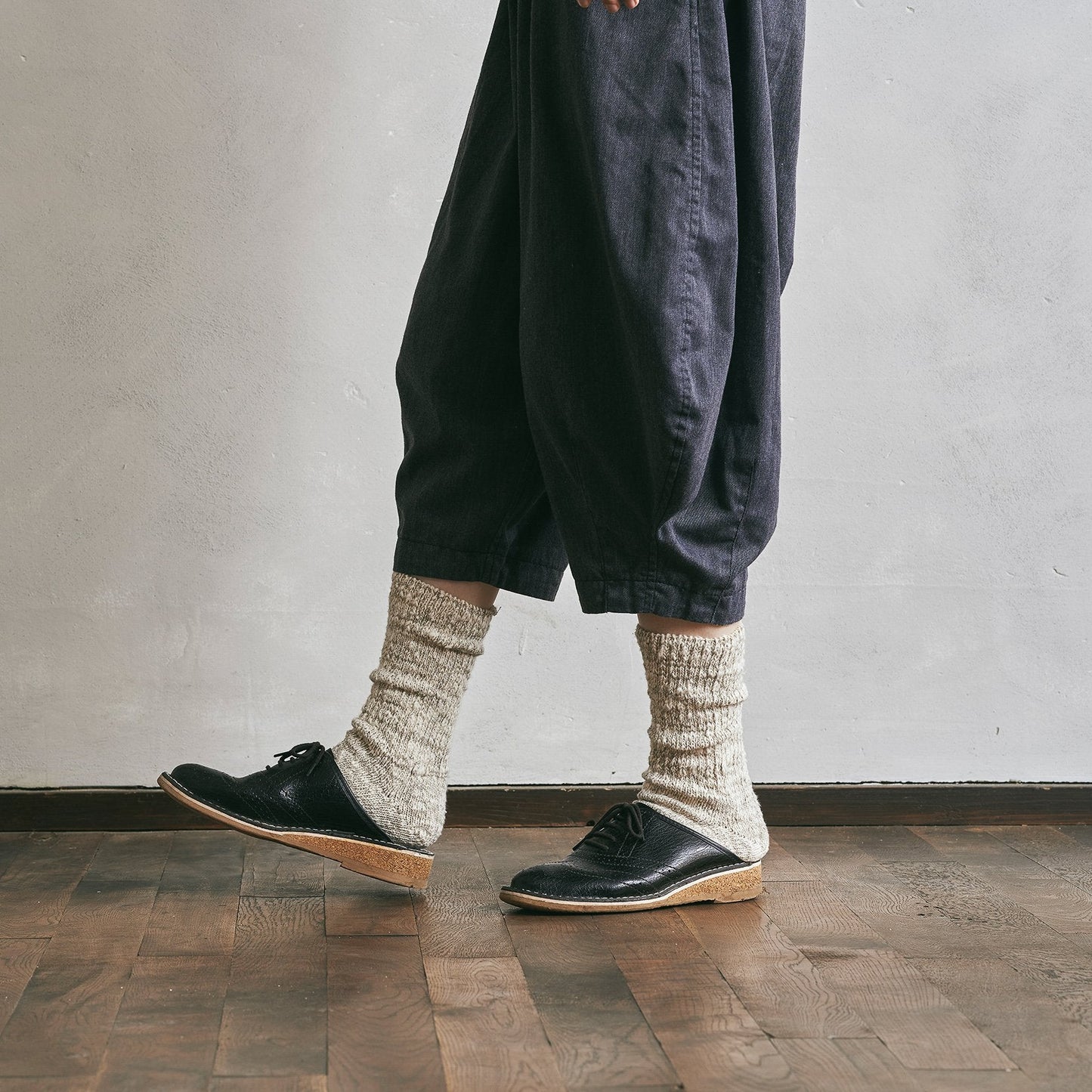 7-6000｜"GARABOU" ORGANIC COTTON SLIPPER SOCKS